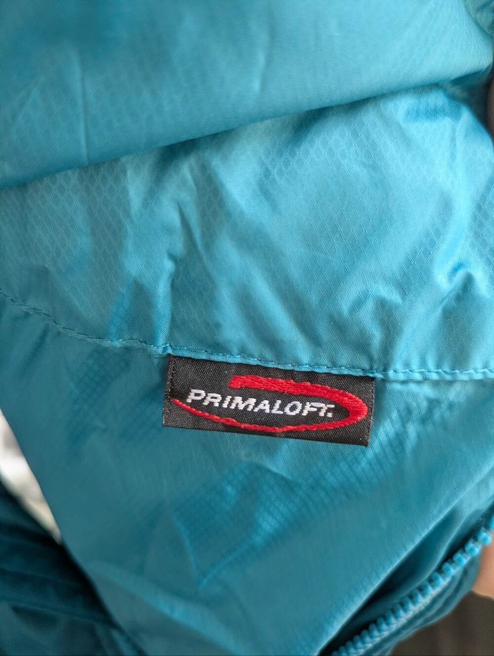 REI Teal Blue Puffer Zip Sleeve Polyester Fill Jacket - Picture 9 of 10